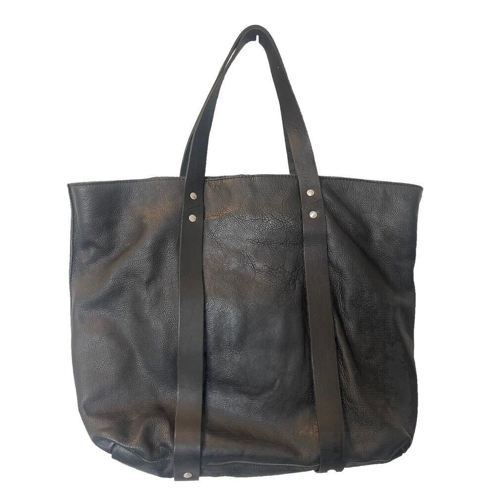 Clarks Large Black GENUINE Pebbled LEATHER SHOULDER BAG HOBO TOTE HANDBAG